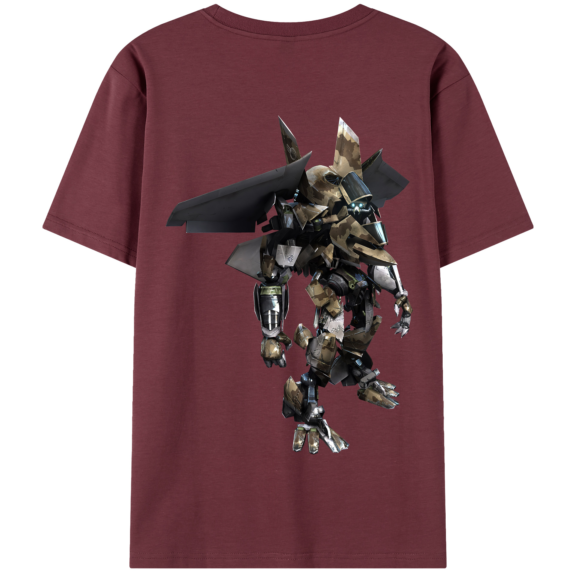 （画像用） Transformers トランスフォーマー 綿100％半袖Tシャツ（背面プリント）